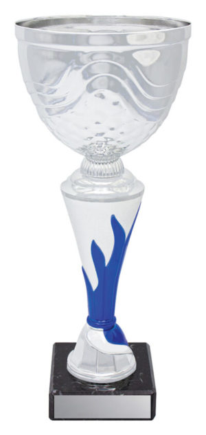 Blue Flame Cup - Silver