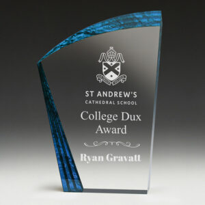 Lambent Blue acrylic award