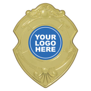 Shield lapel pin